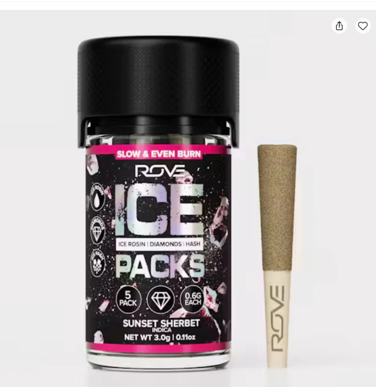 ROVE - Rove - Preroll - Infused - 6pk - Sunset Sherbert Main Image