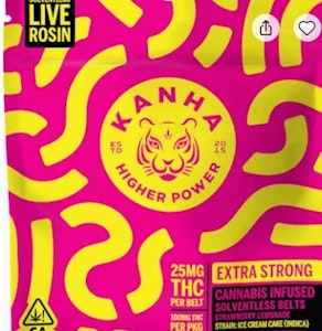 KANHA - Kanha NANO - 100mg Solventless Rosin Belts - Strawberry Lemonade