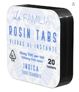 La Familia - Tablet - Rosin - Indica - 20pk