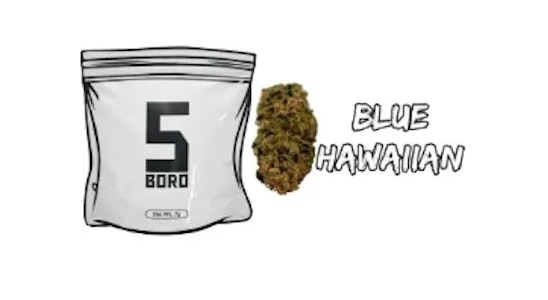 5 Boro - D5 5 Boro Blue Hawaiian Dime Bag .7g
