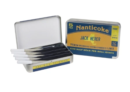 Nanticoke - B12 Nanticoke Jack Herer Pre Rolls 5pk .5g Main Image