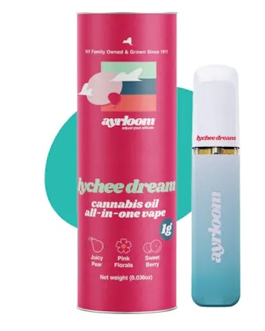 Ayrloom - Lychee Dream -Sativa- 1g All-In-One (Vape Pen) | Ayrloom    -f4 BACK