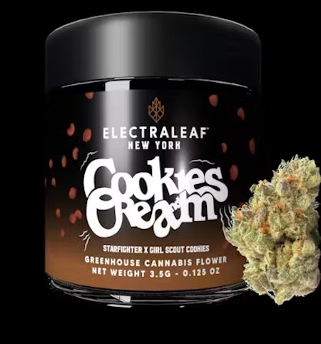 ElectraLeaf - Cookies and Cream -Hybrid- 25.16% THC | 3.5g (Flower) | Electraleaf   -ab8