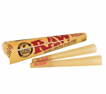 RAW - RAW Authentic Cones 1 1/4" Classic Unrefined 6-per pack Main Image