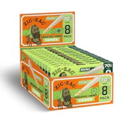 Zig-Zag 70s Mini size Organic Hemp Cones - 8pk
