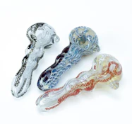 5" Artisan Swirl Glass Hand Pipe