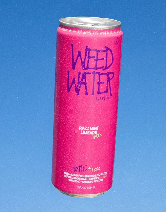Weed Water (Nowave) - Z25 Weed Water Razz Mint Limeade Haze 10mg THC Main Image