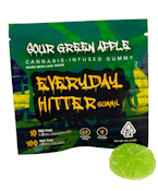 Sour Green Apple 100mg Live Resin Single Gummy - Everyday Hitter