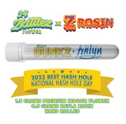 24 Zkittlez infused w/ Kalya Z Rosin #7 "Hash Hole" - 1.5g Flower w/ .05 rosin - Dunkz