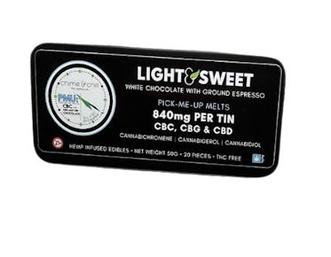 Chime & Chill | CBD | Edible | Chocolate - Light & Sweet | 840MG, 20