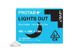 Level - Protab - Lights Out 1:1:1 - THC:CBN:CBG Tablet 10pk - 275mg