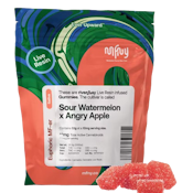 Sour Watermelon x Angry Apple Live Resin Gummies - 10 Pack 10MG (100MG)