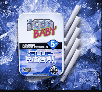 Iced - Iced - Blue Zushi Diamond Infused Pre-rolls - 5pk - 2.5G