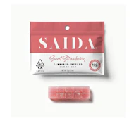 Saida Gummy Bar - Sweet Strawberry THC Gummy - 100mg