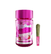 Kushy Punch Infused 5pk Prerolls 2.5g Strawberry Rozay