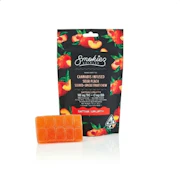 Smokiez - Edible - Sour Peach Scored Bar - 100mg