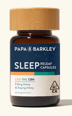 Papa & Barkley - Papa & Barkley - Capsule - Sleep - CBN/THC/CBD - 30 Count Main Image