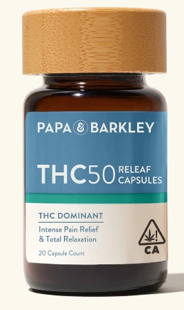 Papa & Barkley - Papa & Barkley - Capsule - THC50 - 20 Count Main Image