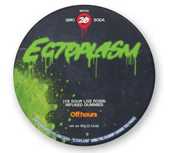 Off Hours - A9 Off Hours GMO Soda Ectoplasm Live Rosin Gummies 100mg Main Image