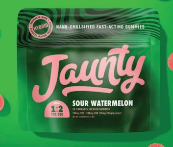 Jaunty - A12 Jaunty Sour Watermelon Gummies 10pk