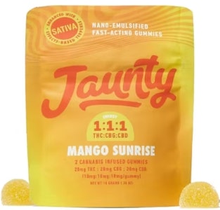 Jaunty - H16 Jaunty Mango Sunrise Gummies 2PK