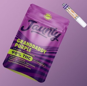 Jaunty - B55 Jaunty Granddaddy Purple Cart 1g