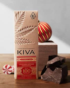 KIVA - Edible - Peppermint Bark - Dark Chocolate Bar - 100MG