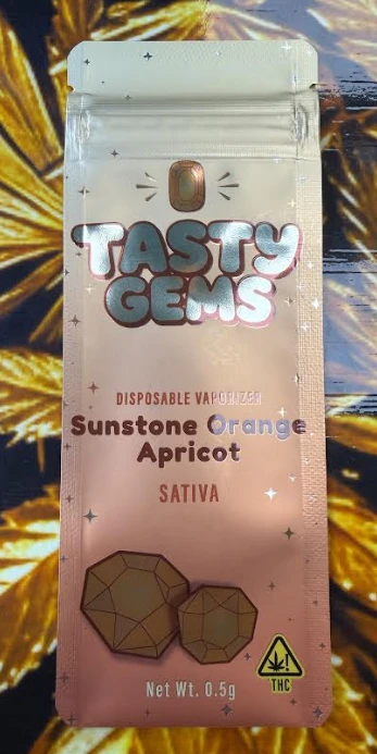 Tasty Gems - Tasty Gems | Sunstone Orange Apricot | .5G Disposable Main Image