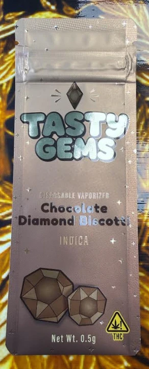 Tasty Gems - Tasty Gems | Chocolate Diamond Biscotti | .5G Disposable Main Image