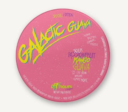 OFFHOURS | Galactic Guava Live Rosin Rope - 100mg - Edible