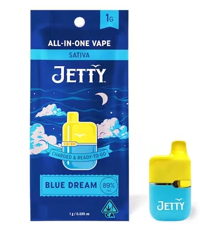 Jetty Extracts - Jetty | Blue Dream | 1g Mini Tank Vape AIO (S) Main Image