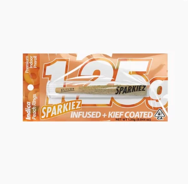 Sparkiez - Sparkiez - Preroll - Infused - Peach Rings - 1.25g Main Image