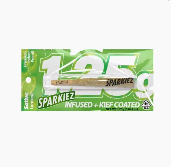 Sparkiez - Sparkiez - Preroll - Infused - Limeade - 1.25g Main Image