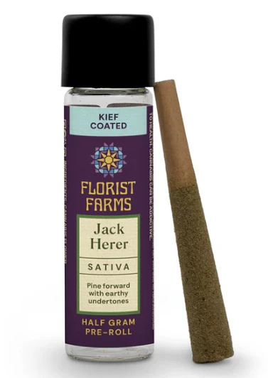 Florist Farms - G15 Florist Farms Jack Herer Kief Coated Pre-Roll .5g Main Image