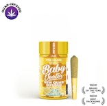 Pina Colada -Hybrid- 39.81% THC | Baby Jeeter New Quad Infused 39.81% TAC (Pre-Roll) 5pk, 2.5g | Jeeter       -nn4 Front