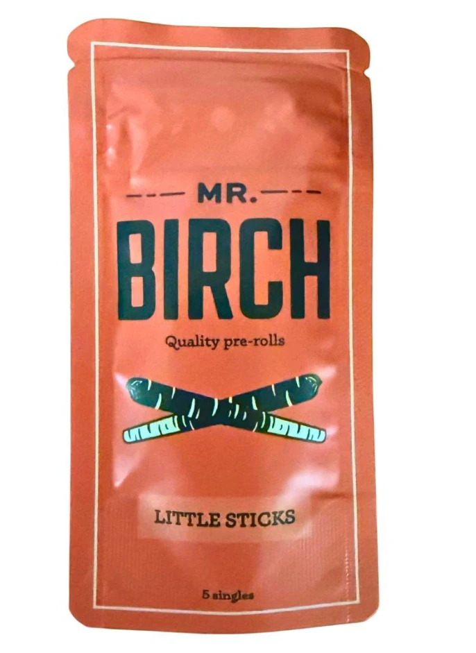 Mr. Birch - Little Sticks- .35g x 5pack Preroll- Double Sour Grape (H)- Mr. Birch Main Image