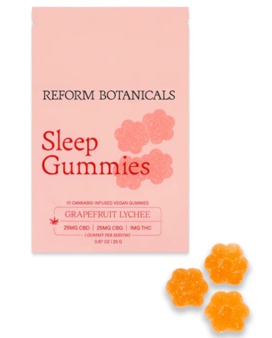 Reform Botanicals - Grapefruit Lychee - Sleep Full Spectrum CBD Gummies (Edibles) 2pk | Reform Botanicals    -yyy9 Middle1