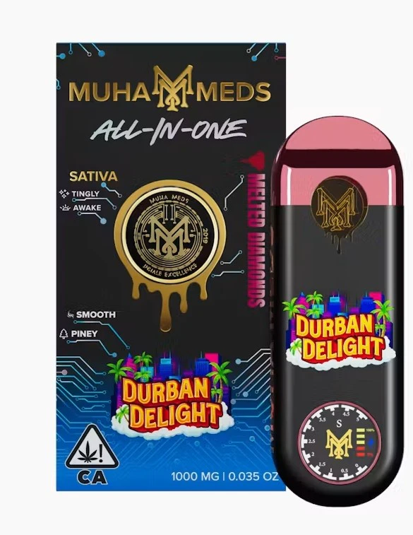 Muha Meds - Muha Med - Disposable - Diamond - Durban Delight - 1g Main Image