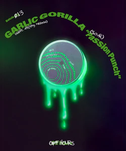 OFF HOURS - Off hours - Live Rosin - Garlic Gorilla "Sour Passion Punch" - 100mg - Edible