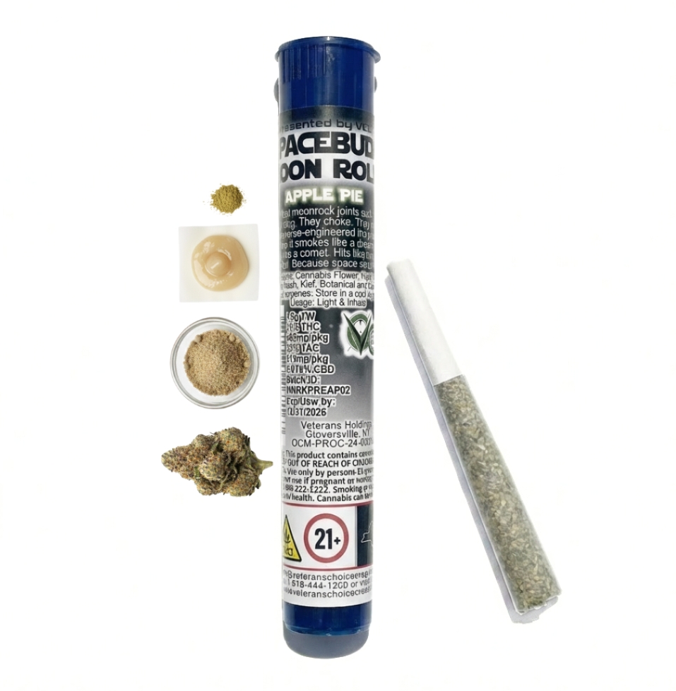 Veterans Choice | Spacebuds | Apple Pie MoonRolls - 1.5g Preroll