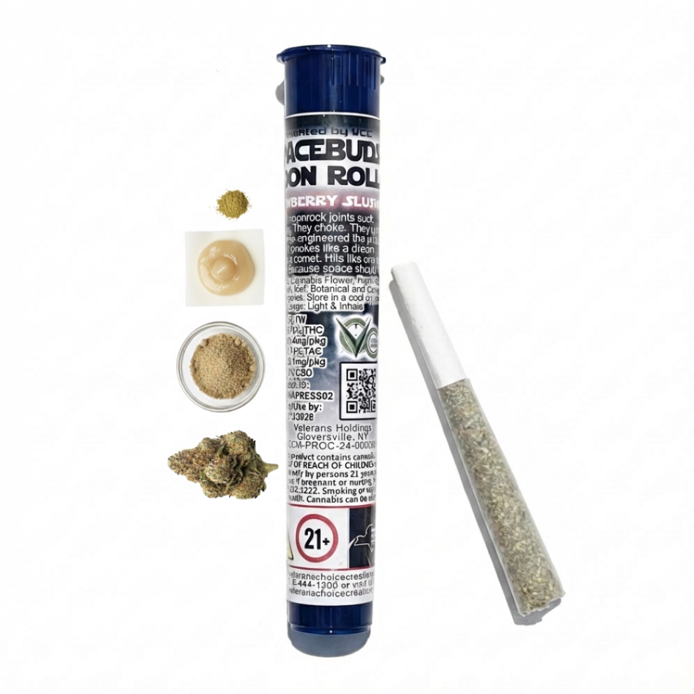 Veterans Choice  |  Strawberry Slushie MoonRolls - 1.5g Preroll