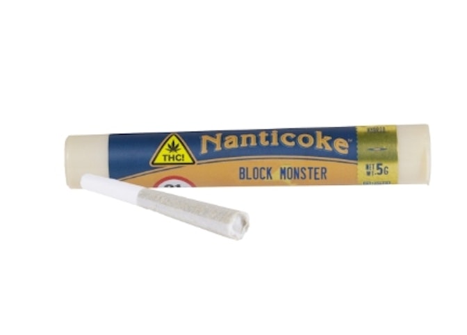 Nanticoke - Block Monster -Hybrid - 0.5g (Pre-Roll) Joint | Nanticoke -gg8 BACK