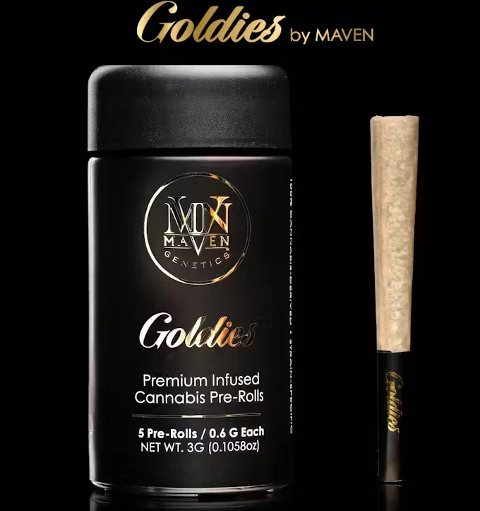 Maven Genetics - MaVeN | Lipstain | Goldies infused | 3g preroll pack Main Image
