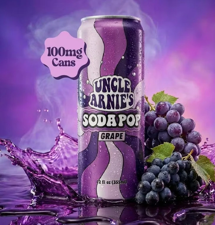 Uncle Arnies - Uncle Arnies - Drink - Grape Soda - 100mg Main Image
