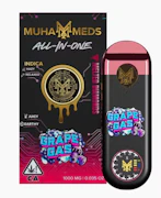 Muha Med - Disposable - Diamond - Grape Gas - 1g