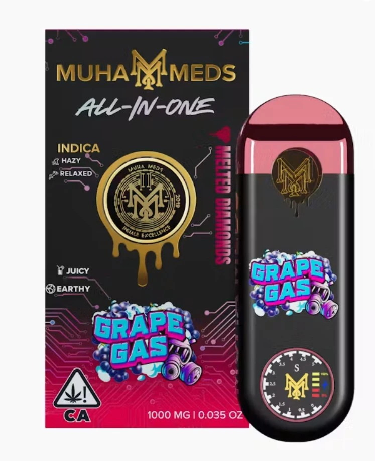 Muha Meds - Muha Med - Disposable - Diamond - Grape Gas - 1g Main Image