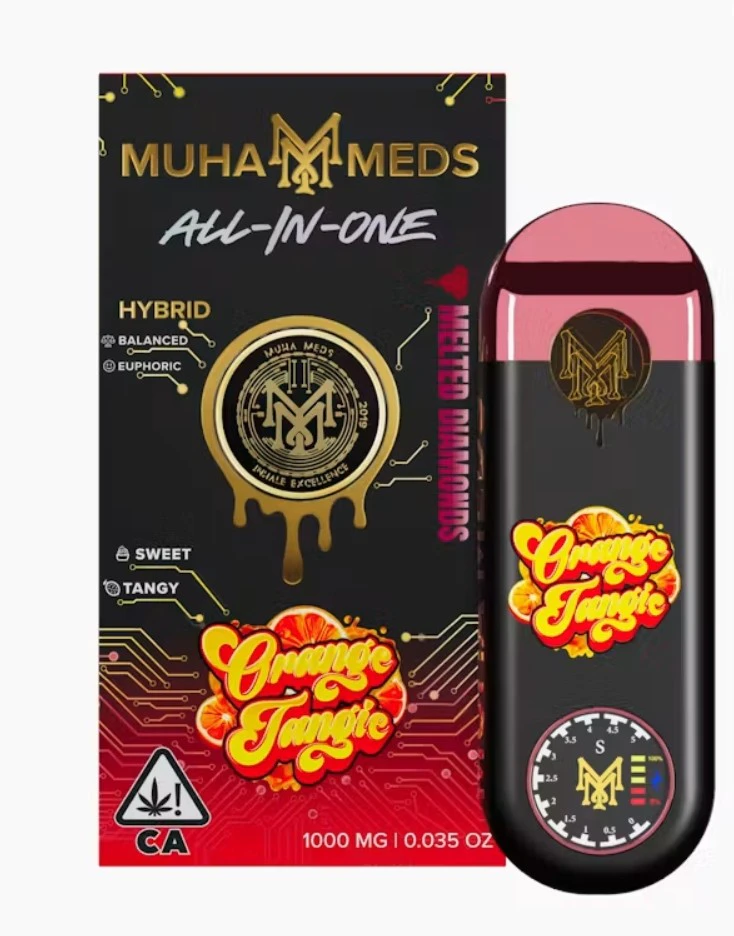 Muha Meds - Muha Med - Disposable - Diamond - Orange Tangie - 1g Main Image