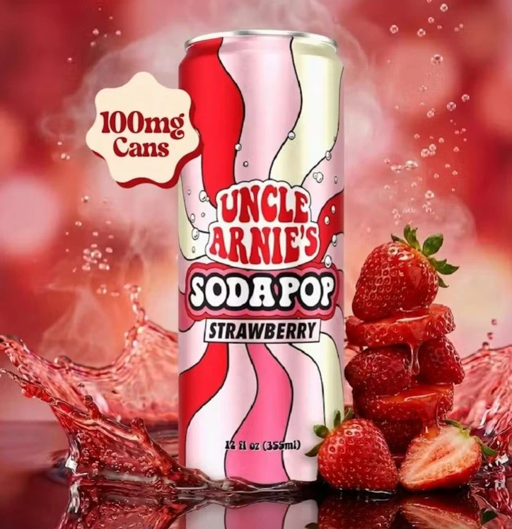 Uncle Arnies - Uncle Arnies - Drink - Strawberry Soda - 100mg Main Image