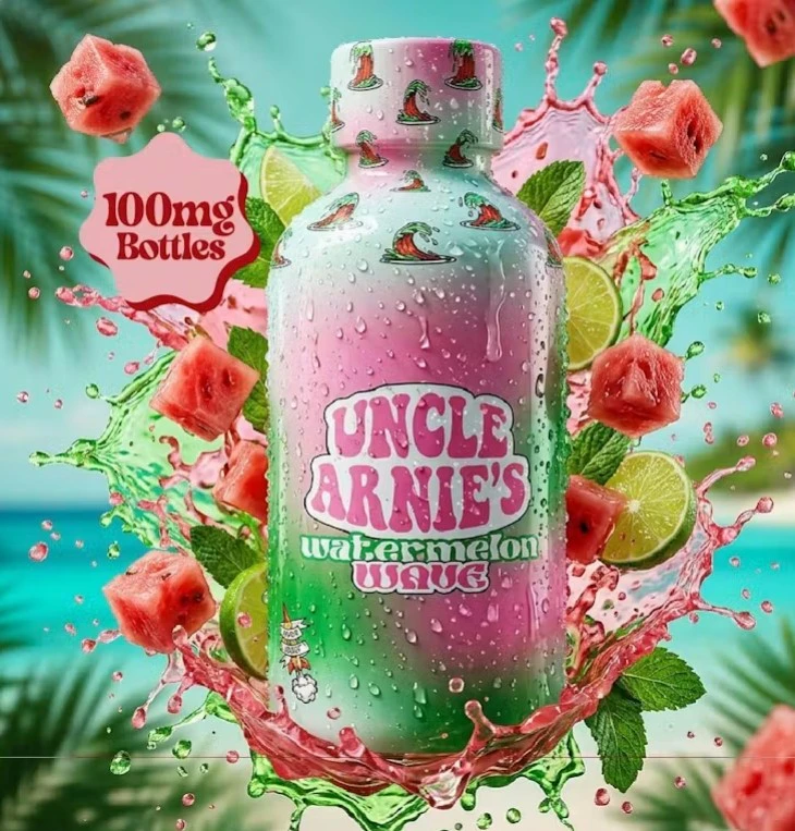 Uncle Arnies - Uncle Arnies - Drink - Watermelon Wave - 100mg Main Image