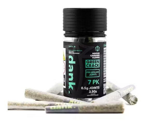 Dank - Green Crack -Sativa- (Pre-Roll) 7 Pack 3.5g | Dank  -l11